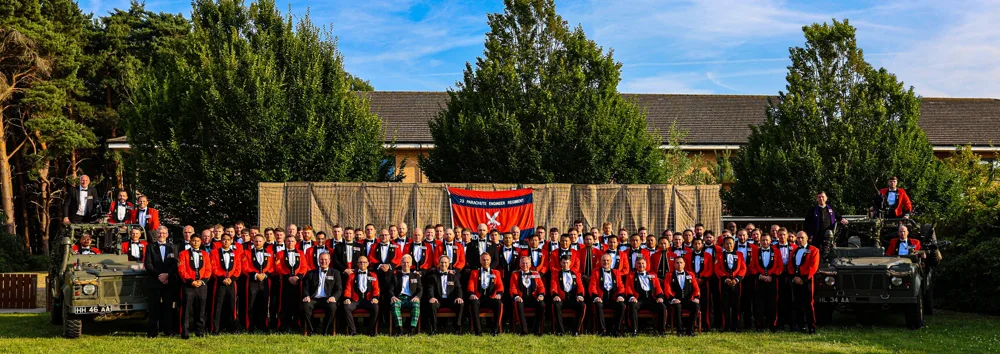 Formal military group outdoors