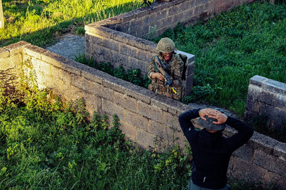Training in a brick compound